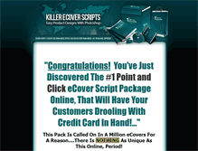 Tablet Screenshot of killerecoverscripts.com